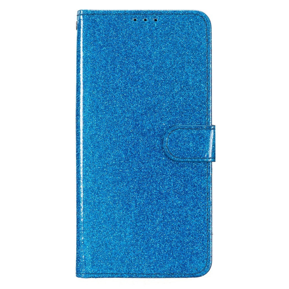 EIDERWOOD Samsung Galaxy A36 (5G) Læder Flip Cover m. Pung & Strop - Glimmer - Blå