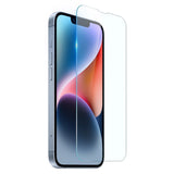 iPhone 14 NORTHJO Beskyttelsessæt - Fleksibelt Plastik Bagside Cover & Skærmbeskyttelsesglas - Gennemsigtig