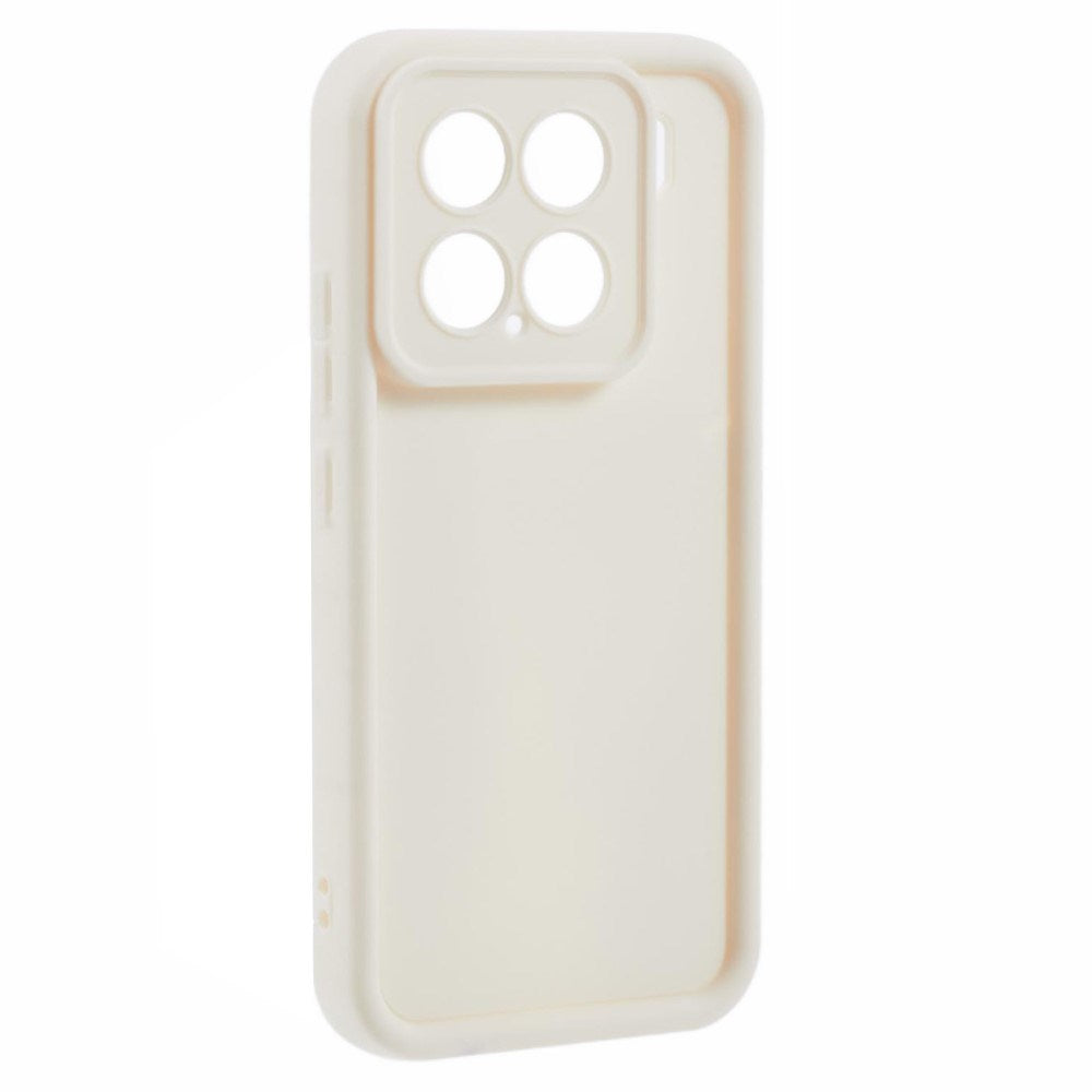 Xiaomi 15 - EIDERWOOD Anti-Slip Fleksibelt Plastik Cover - Hvid
