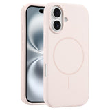 EIDERWOOD iPhone 16 Silikone Mobil Cover - MagSafe Kompatibel - Beige