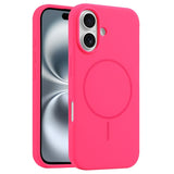EIDERWOOD iPhone 16 Silikone Mobil Cover - MagSafe Kompatibel - Pink