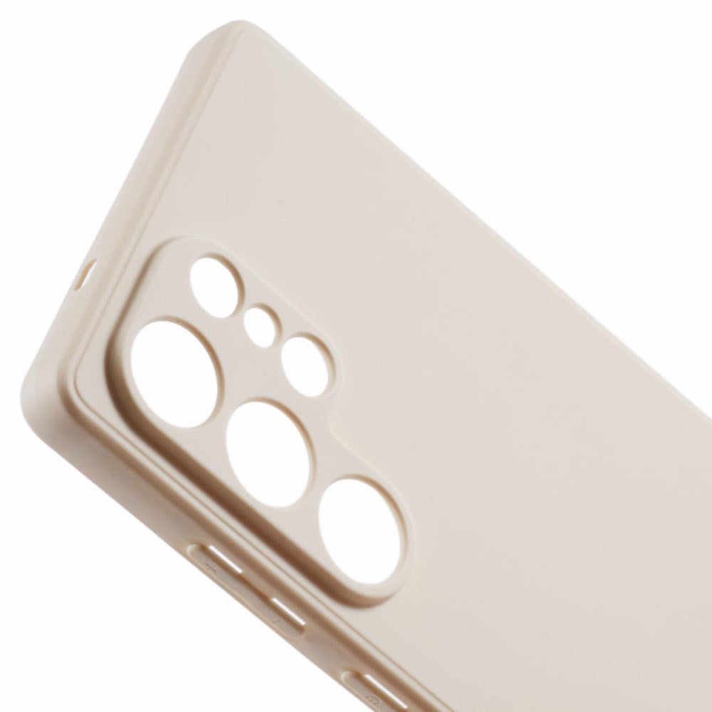 EIDERWOOD Samsung Galaxy S25 Ultra fleksibelt plastdeksel med støtbeskyttelse - Hvit