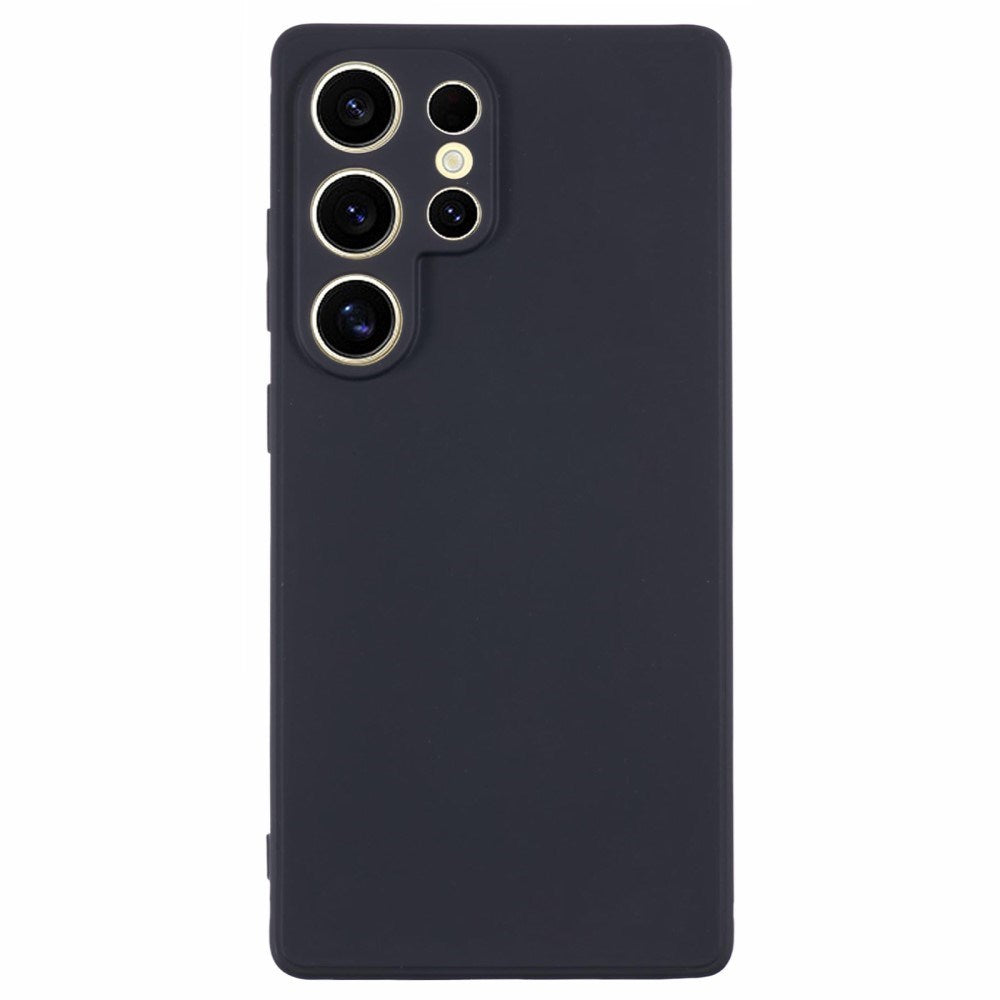 EIDERWOOD Samsung Galaxy S25 Ultra fleksibelt plastdeksel med støtbeskyttelse - svart