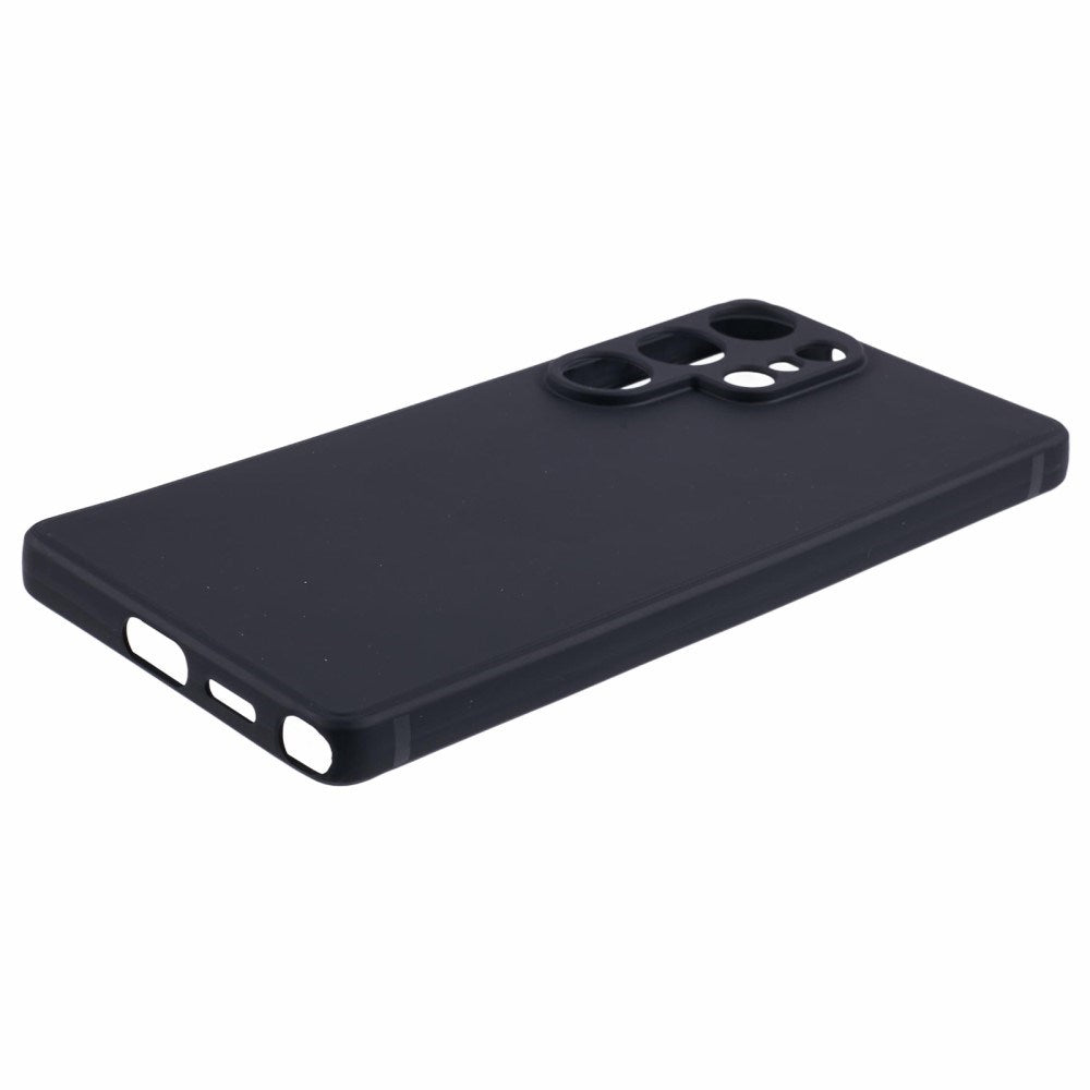 EIDERWOOD Samsung Galaxy S25 Ultra fleksibelt plastdeksel med støtbeskyttelse - svart