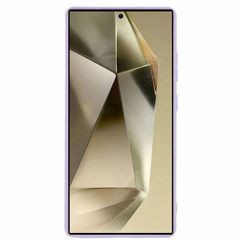 EIDERWOOD Samsung Galaxy S25 Ultra fleksibelt plastdeksel med støtbeskyttelse - Lilla