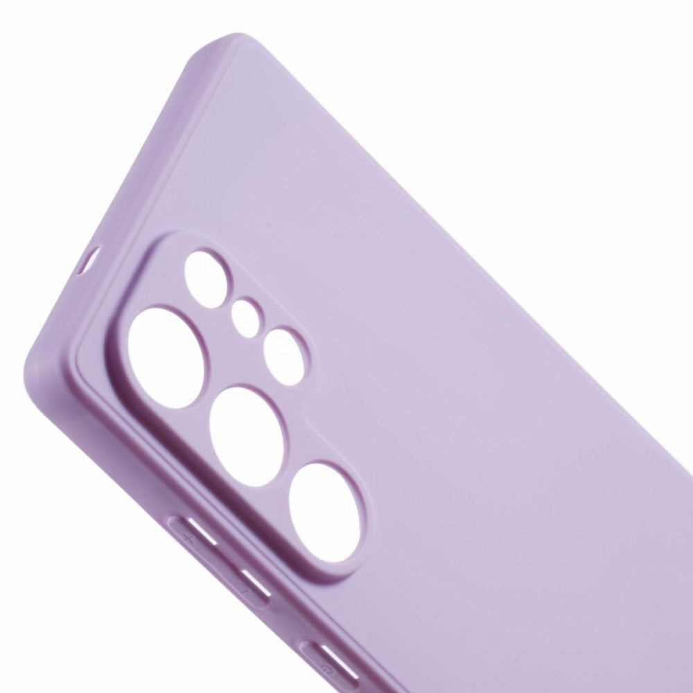 EIDERWOOD Samsung Galaxy S25 Ultra fleksibelt plastdeksel med støtbeskyttelse - Lilla