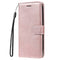 Google Pixel 9a - EIDERWOOD Faux Leather Flip Cover m. Kortholder og snor - Rosa