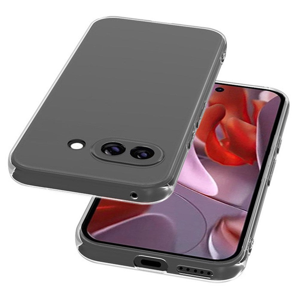 Google Pixel 9a - EIDERWOOD fleksibelt plastdeksel - gjennomsiktig