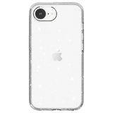 iPhone 16e - EIDERWOOD Hybrid Glitter Plastik Cover - MagSafe Kompatibel - Hvid