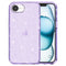 iPhone 16e - EIDERWOOD Hybrid Glitter plastdeksel - MagSafe-kompatibel - Lilla
