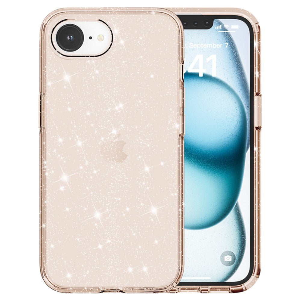 iPhone 16e - EIDERWOOD Hybrid Glitter plastdeksel - MagSafe-kompatibel - Gull