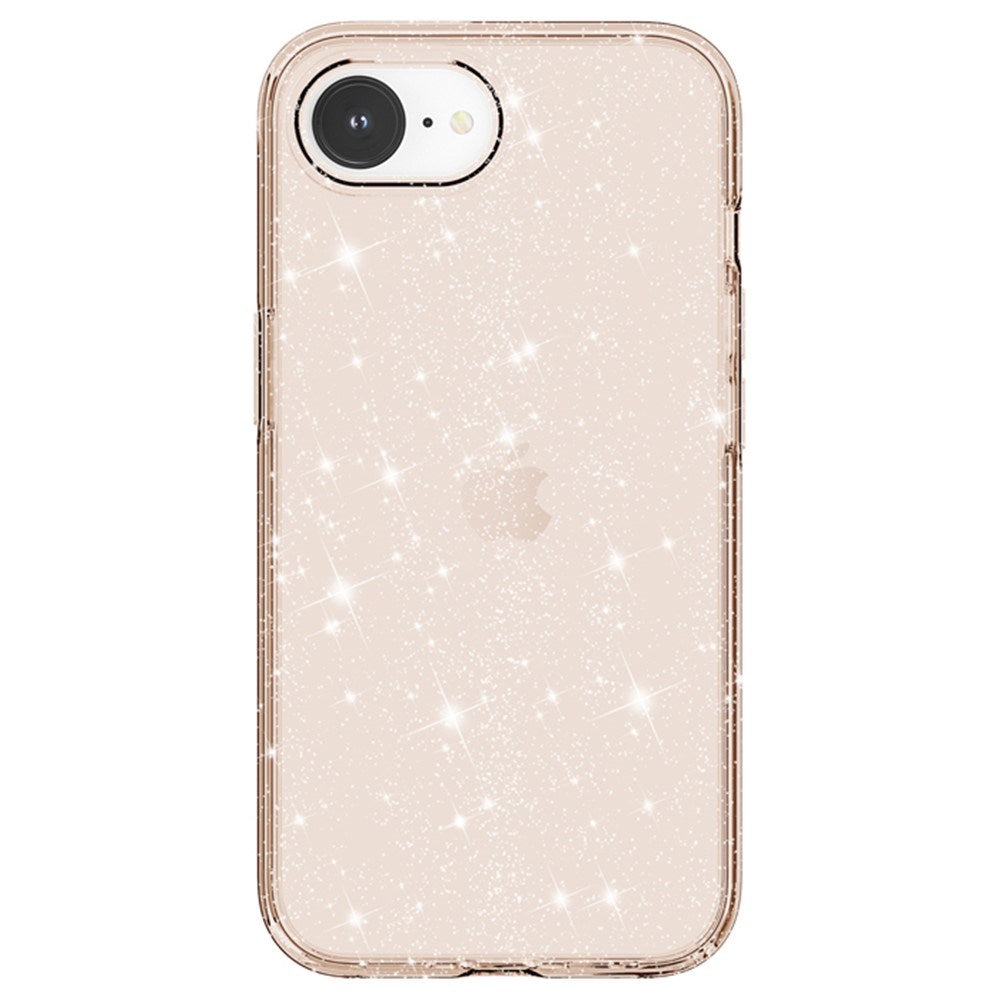 iPhone 16e - EIDERWOOD Hybrid Glitter Plastik Cover - MagSafe Kompatibel - Guld