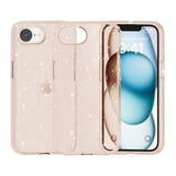 iPhone 16e - EIDERWOOD Hybrid Glitter Plastik Cover - MagSafe Kompatibel - Guld