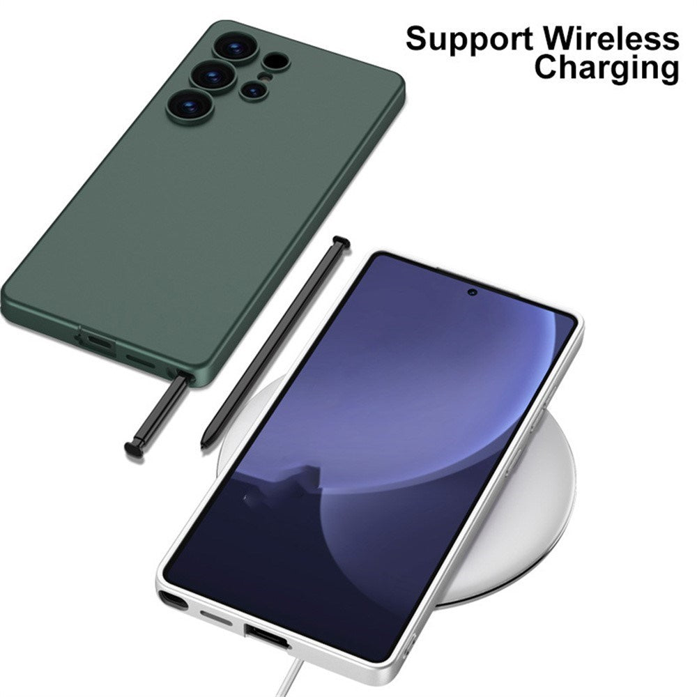 EIDERWOOD Samsung Galaxy S25 Ultra Slim Plastic Bakdeksel - inkl. Liten penn - sølv