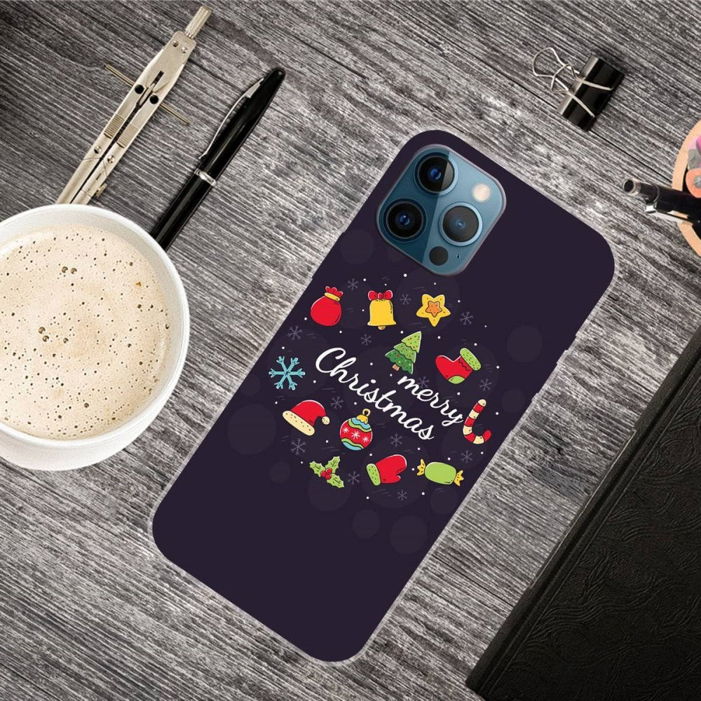 iPhone 14 Pro Fleksibelt Julebakdeksel i plast - Julepynt