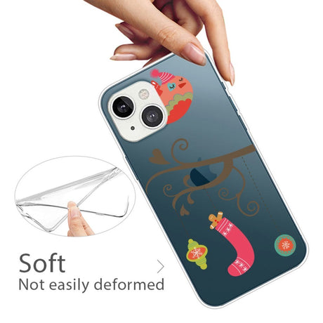 iPhone 14 fleksibelt plast julebakdeksel - julepynt