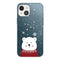 iPhone 14 TPU plast juledeksel - julebjørn