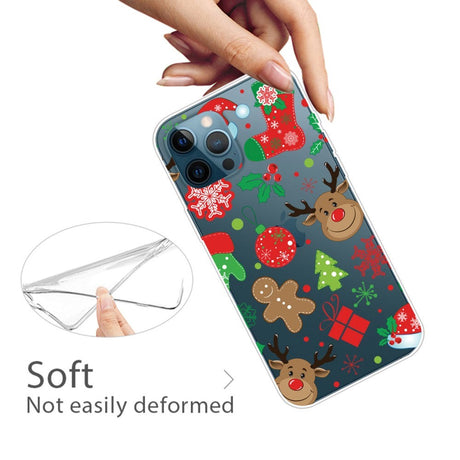 iPhone 14 Pro Max fleksibelt plast julebakdeksel - julepynt