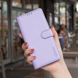 BINFEN Samsung Galaxy A26 (5G) flip-deksel i kunstskinn m. RFID-blokkerings- og kortholder - Lilla