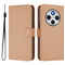 Xiaomi Redmi 14C - EIDERWOOD Faux Leather Flip Cover m. Kortholder og stativfunksjon - Beige