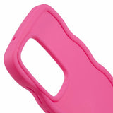 EIDERWOOD Samsung Galaxy S25 Ultra fleksibelt plastdeksel med Wave Design - Rosa