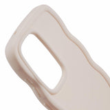 EIDERWOOD Samsung Galaxy S25 Ultra fleksibelt plastdeksel med Wave Design - Beige