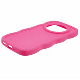 Xiaomi Redmi 14C - EIDERWOOD Fleksibelt Plastik Wavy Cover - Pink