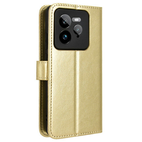 Realme GT 7 Pro (5G) - EIDERWOOD Faux Leather Flip Cover m. Stropp - Gull