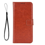 Realme GT 7 Pro (5G) - EIDERWOOD Faux Leather Flip Cover m. Stropp - Brun