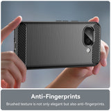 EIDERWOOD Google Pixel 9a børstet karbon bakdeksel - svart