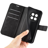 EIDERWOOD OnePlus 13 Lommebok Flip Lærdeksel m. Lommebok - Svart