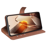 EIDERWOOD OnePlus 13 Lommebok Flip Lærdeksel m. Lommebok - Brun