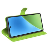 Xiaomi 15 - EIDERWOOD Kunstlæder Flip Cover m. Kortholder & Ståfunktion - Grøn