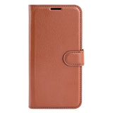 Xiaomi 15 - EIDERWOOD Faux Leather Flip Cover m. Kortholder og stativfunksjon - brun