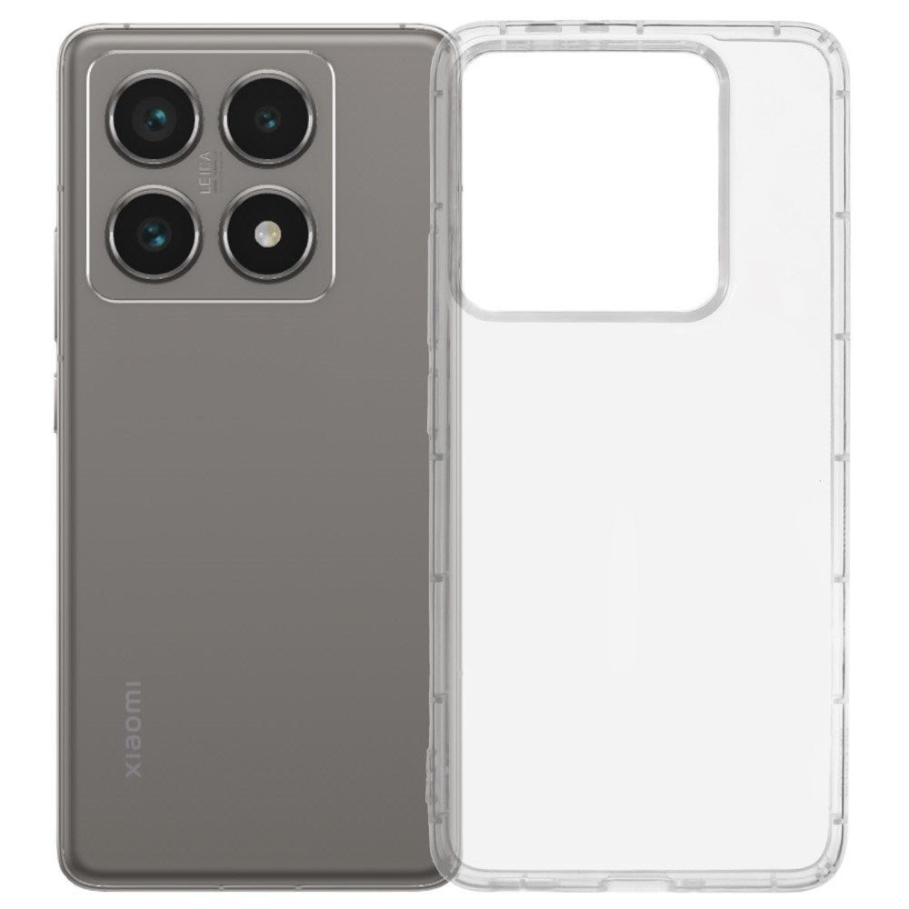 Xiaomi 14T Pro - EIDERWOOD Fleksibelt plastdeksel - Gjennomsiktig