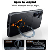 Samsung Galaxy S25+ (Plus) - TORRAS Hybrid Deksel m. Stativ - MagSafe-kompatibel - Svart