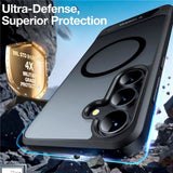 Samsung Galaxy S25+ (Plus) - TORRAS Hybrid Deksel m. Ståfunksjon - MagSafe-kompatibel - Svart