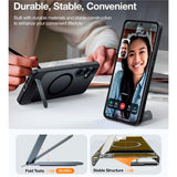 Samsung Galaxy S25 - TORRAS Hybrid Deksel m. Ståfunksjon - MagSafe-kompatibel - Svart