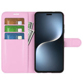 Honor Magic7 Pro - EIDERWOOD Faux Leather Flip Cover m. Kortholder og stativfunksjon - Rosa