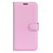 Honor Magic7 Pro - EIDERWOOD Faux Leather Flip Cover m. Kortholder og stativfunksjon - Rosa