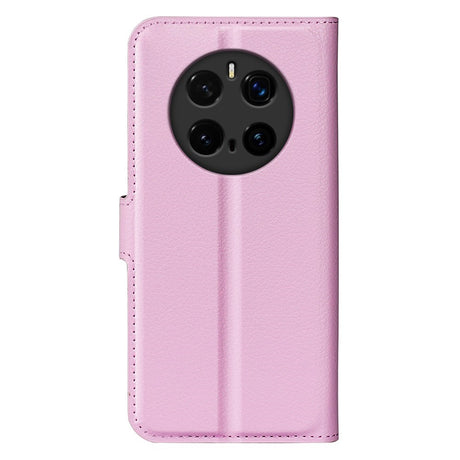 Honor Magic7 Pro - EIDERWOOD Faux Leather Flip Cover m. Kortholder og stativfunksjon - Rosa