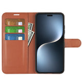 Honor Magic7 Pro - EIDERWOOD Faux Leather Flip Cover m. Kortholder og stativfunksjon - brun