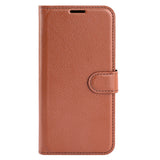Honor Magic7 Pro - EIDERWOOD Faux Leather Flip Cover m. Kortholder og stativfunksjon - brun