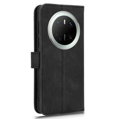 EIDERWOOD - Huawei Mate 70 - Kunstlæder Flip Cover m. Kortholder & Ståfunktion - Sort