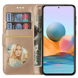 Samsung Galaxy A56 (5G) - EIDERWOOD - Glimmer Flip Cover m. Glidelåslomme og stativfunksjon - Gull