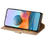 Samsung Galaxy A56 (5G) - EIDERWOOD - Glimmer Flip Cover m. Glidelåslomme og stativfunksjon - Gull