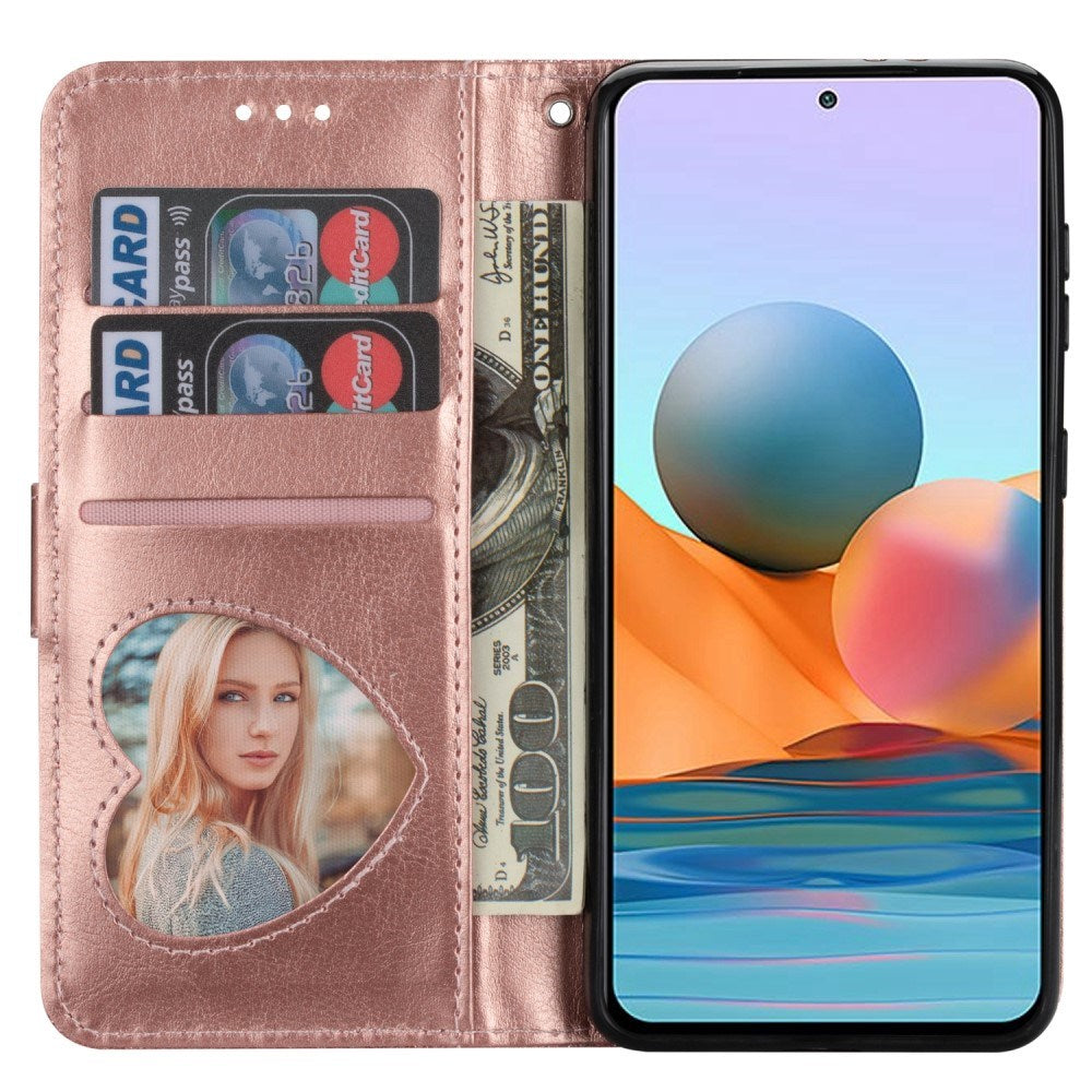 Samsung Galaxy A56 (5G) - EIDERWOOD - Glimmer Flip Cover m. Glidelåslomme og stativfunksjon - Rosa