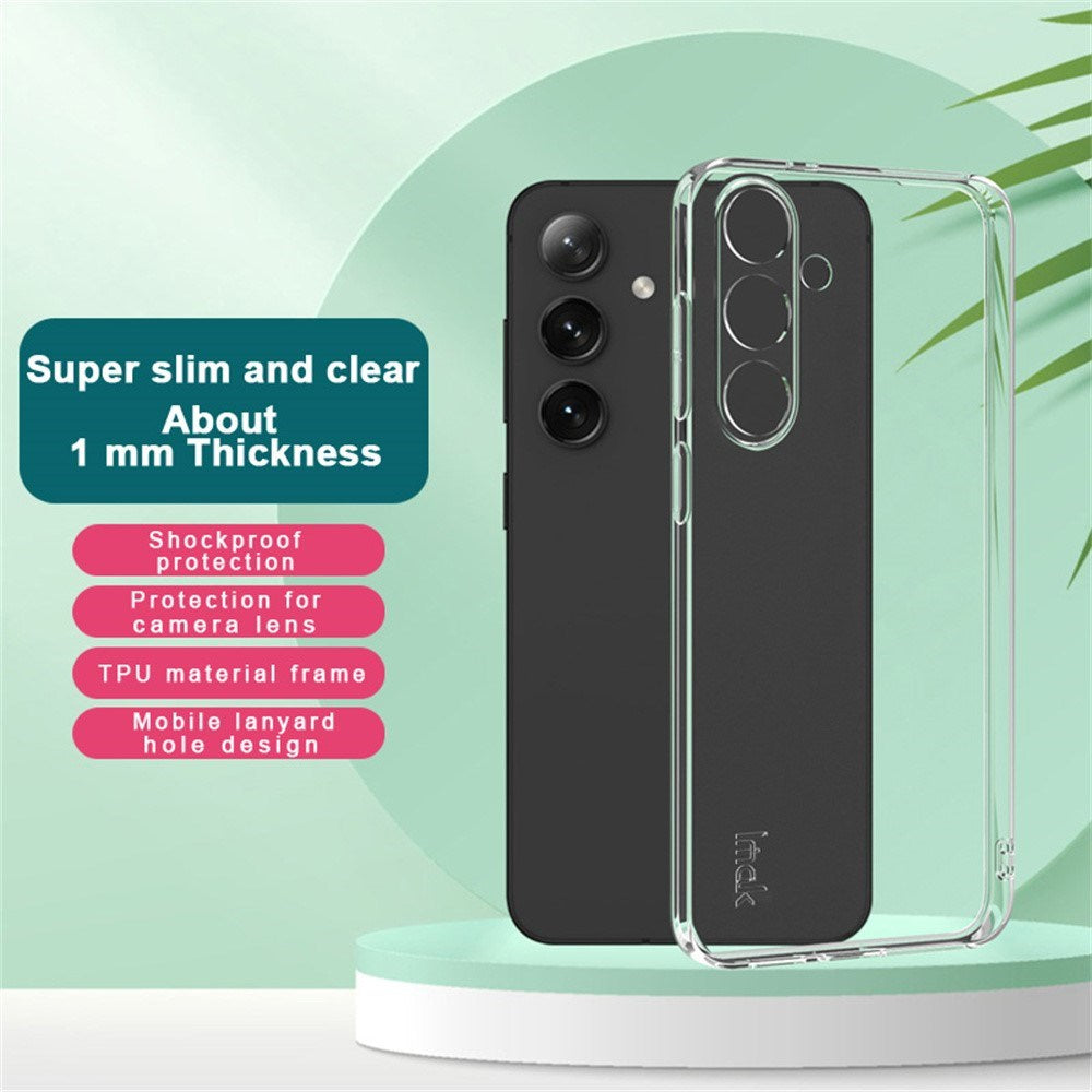 Samsung Galaxy S25+ (Plus) - IMAK fleksibelt plastdeksel - Gjennomsiktig