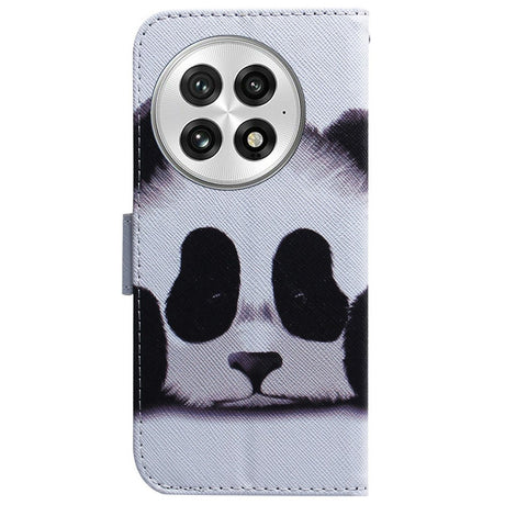 OnePlus 13 - EIDERWOOD Faux Leather Flip Cover m. Motiv - Panda