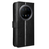 Huawei Mate 70 Pro+ / 70 Pro - EIDERWOOD Faux Leather Flip Cover m. Stropp - Svart